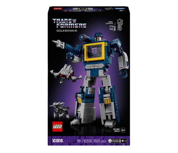 LEGO Icons 10358 Transformers: Soundwave - 1331679 - zdjęcie